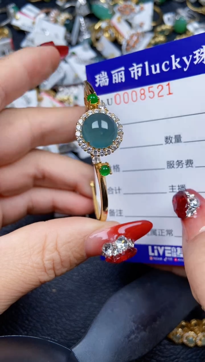 【闪购商品】翡翠颈饰银S925镶嵌8521