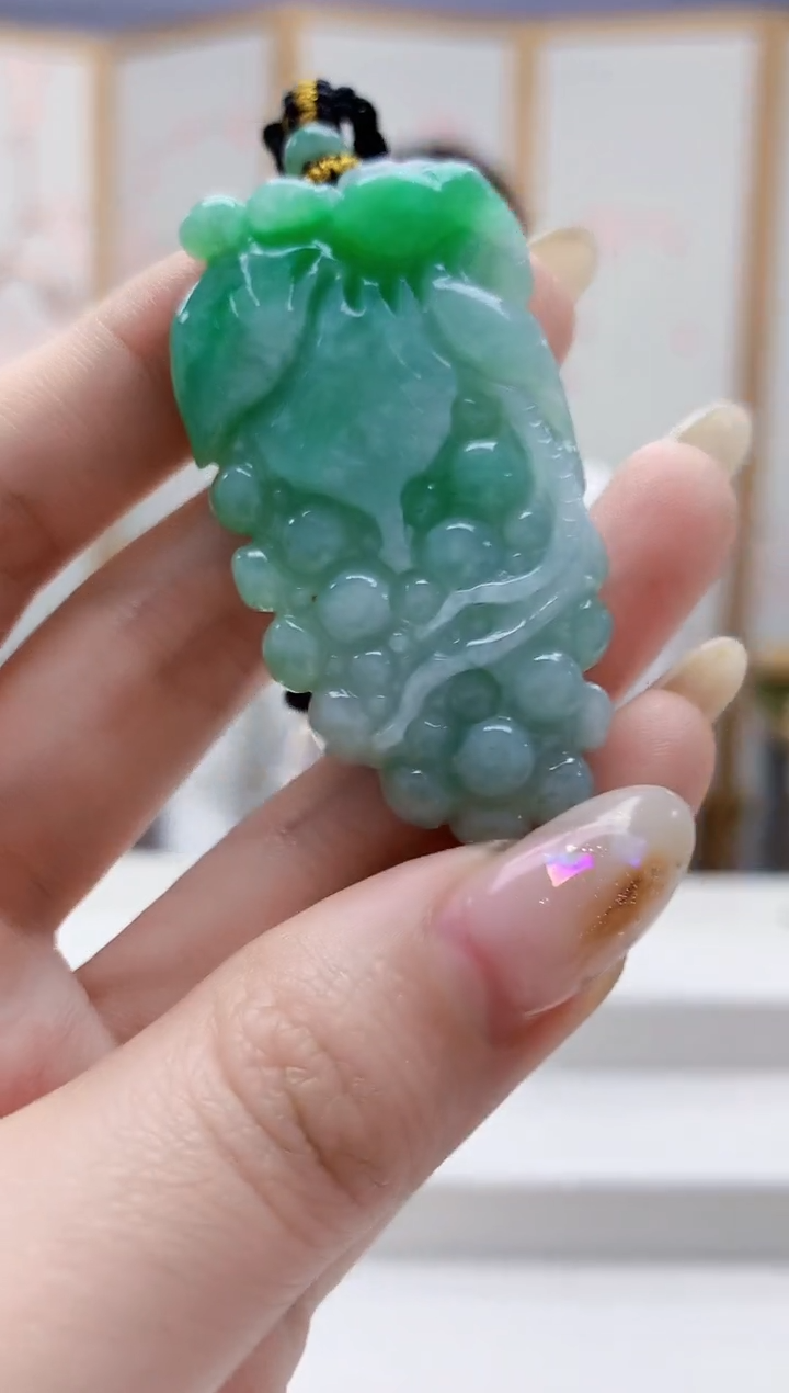 未镶嵌定制翡翠3099jw-毛货挂件66