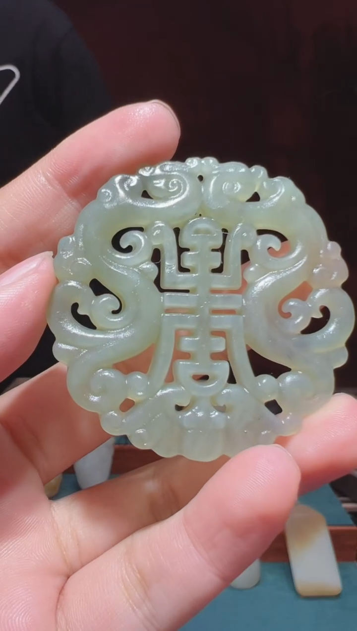【闪购商品】和田玉吊坠(不含链)未镶嵌1