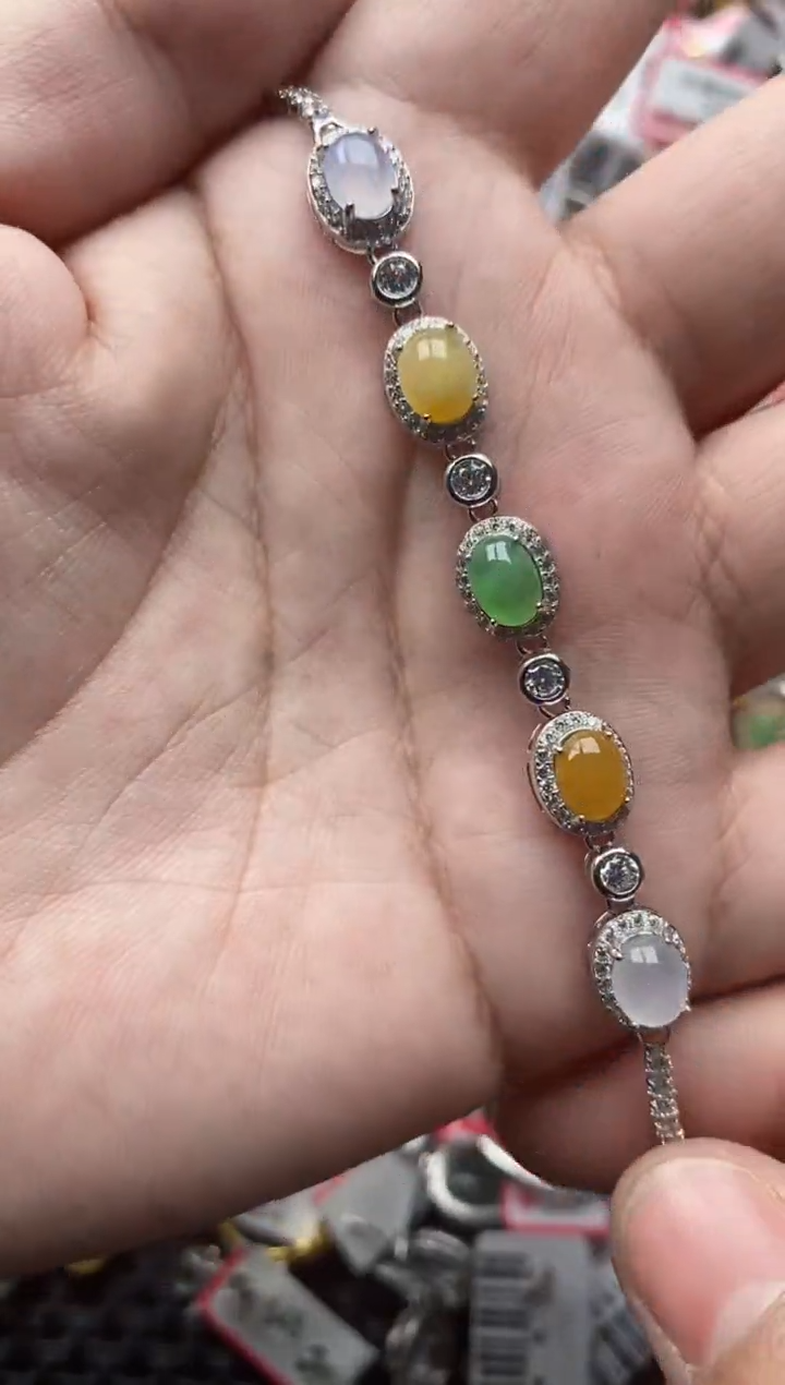 【闪购商品】翡翠戒指银S925镶嵌44444---3