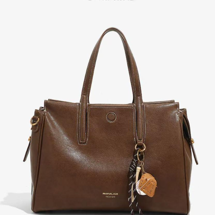 【张丫丫优选】新款小众包时尚百搭女包24188-棕色