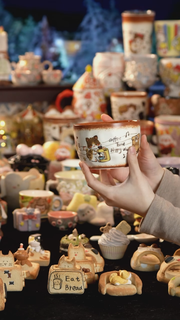 其他陶景德镇釉下彩手绘设计师款陶瓷