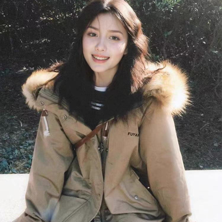 秋冬常规款2024新款派克棉服保暖大毛领女款加厚韩版潮流加厚外套