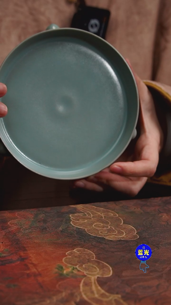 摆件瓷瑕品清凉寺原矿釉三足洗150