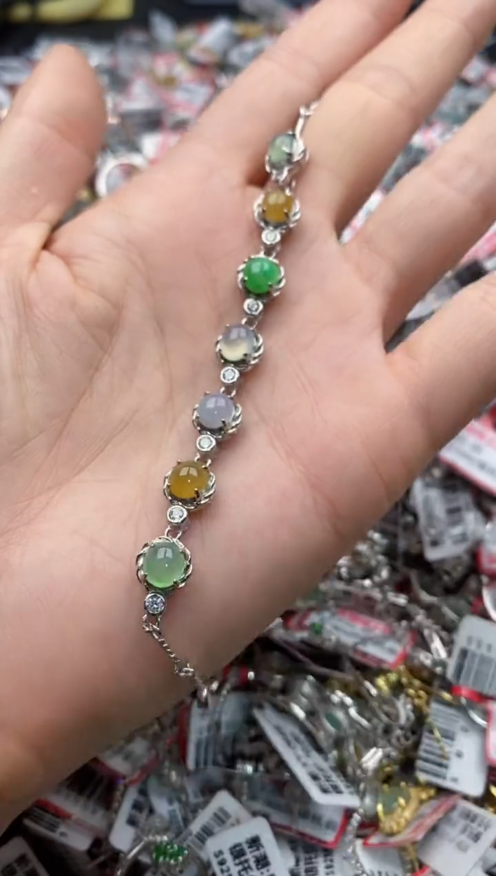 【闪购商品】翡翠戒指银S925镶嵌44444---3