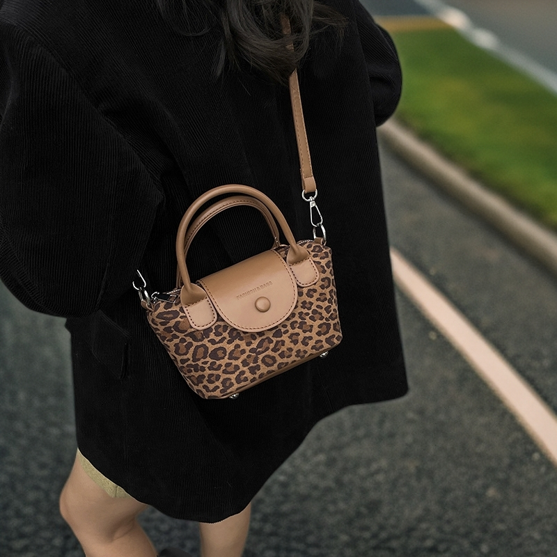 洋气小包包2025秋冬新款百搭韩版斜挎包学院水桶包单肩手拎包潮流