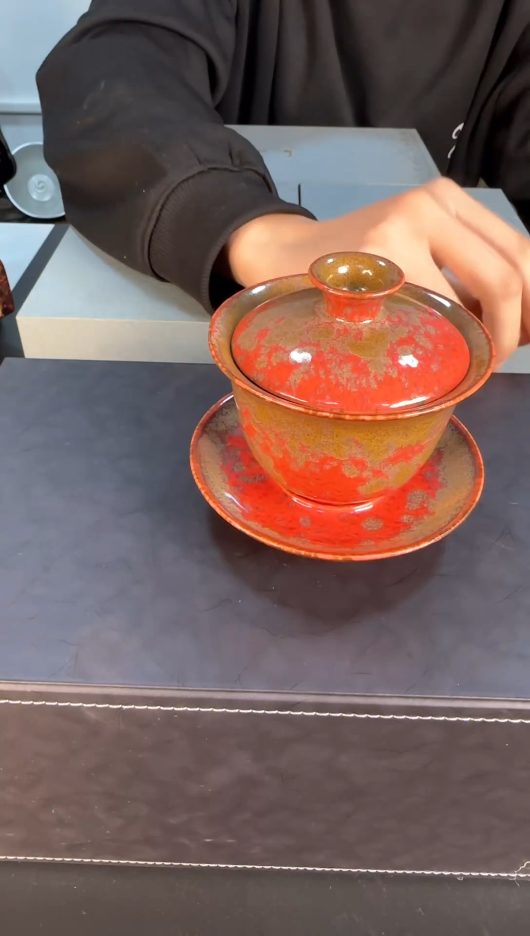 【闪购商品】淄博复古三才盖碗