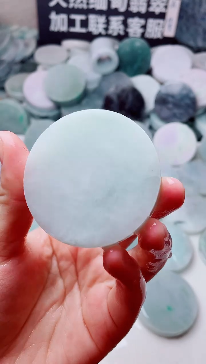 翡翠未镶嵌颈饰华1150