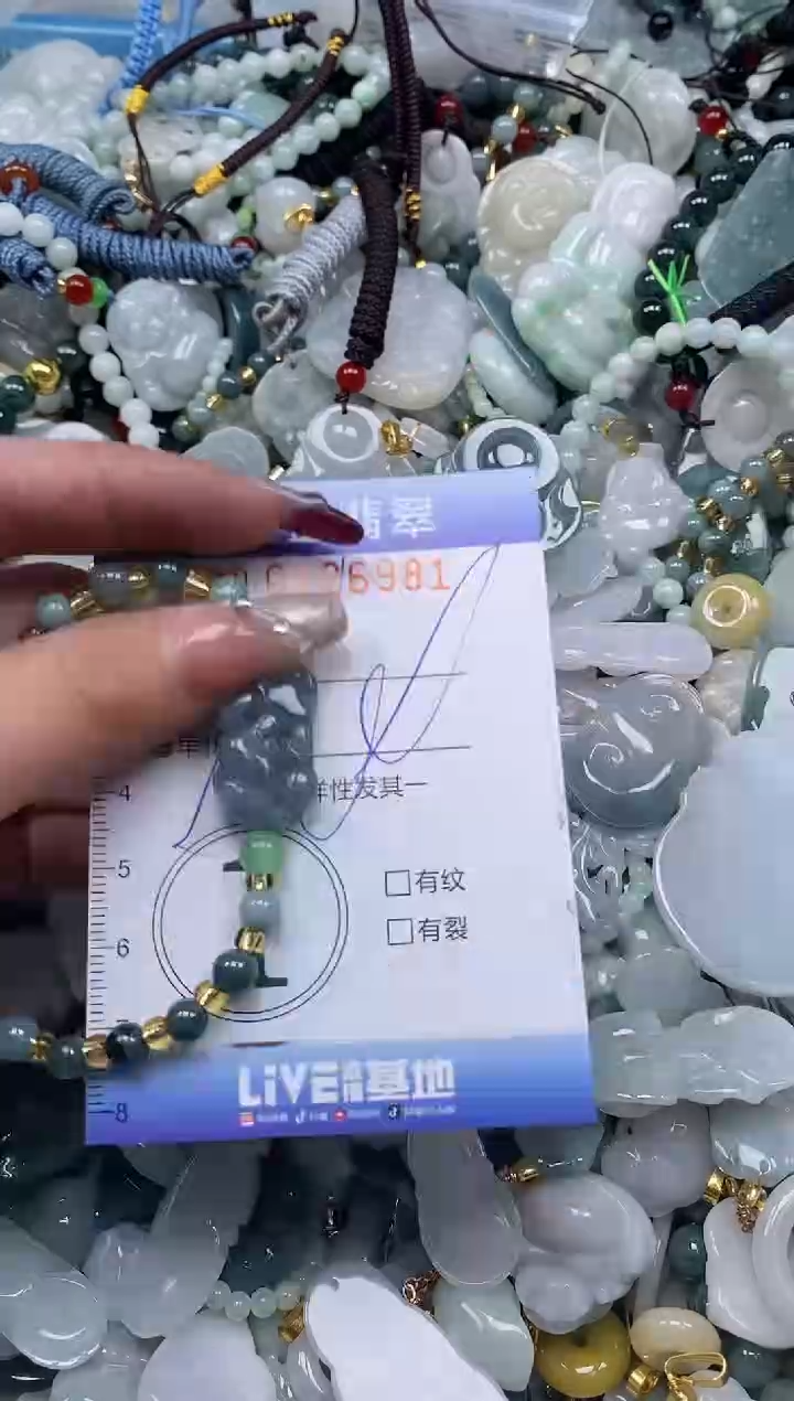 【闪购商品】翡翠颈饰未镶嵌闪购0126981多样性发其一