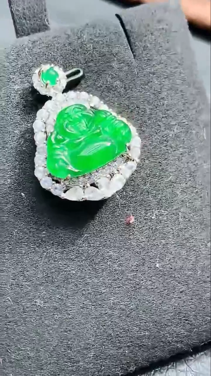 未镶嵌挂件翡翠天然翡翠