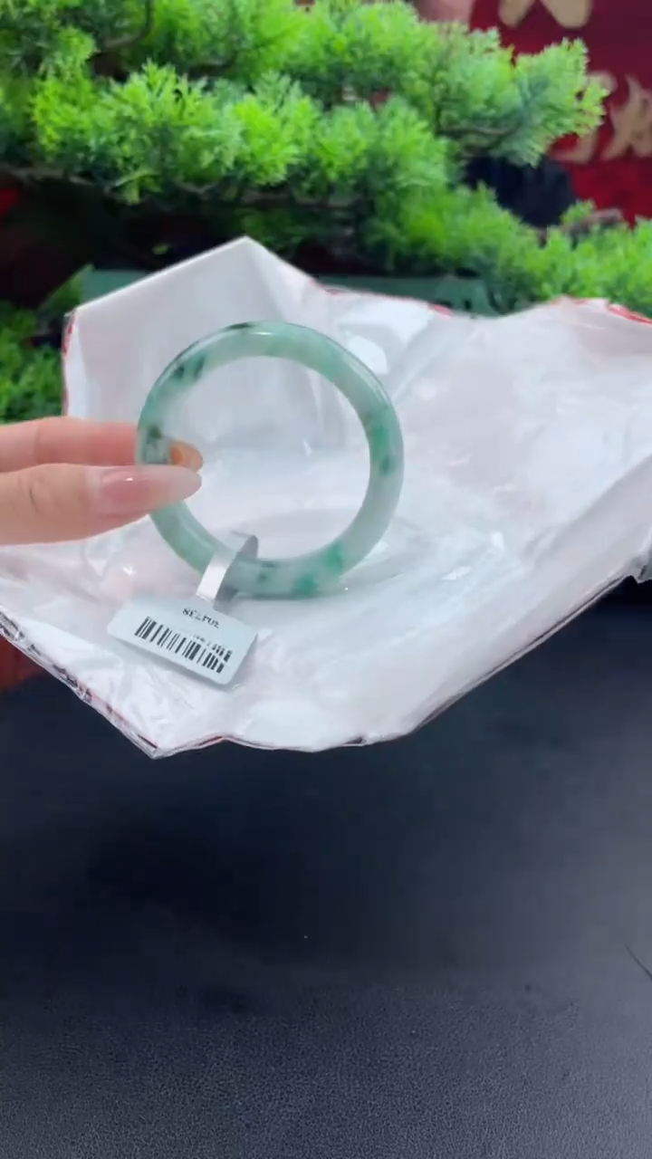 【闪购商品】翡翠手镯未镶嵌10翡翠手镯（微瑕）48