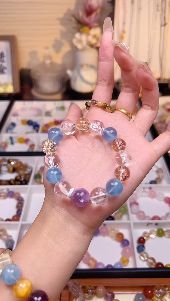 未镶嵌手串水晶1