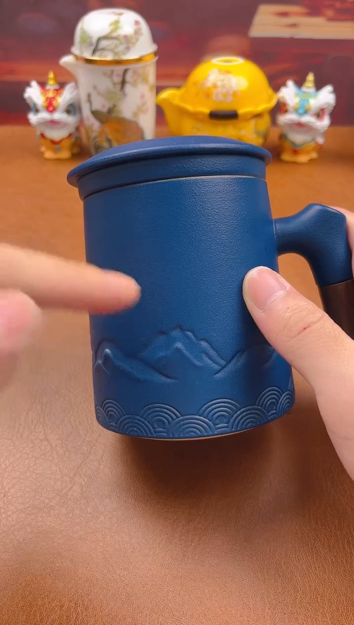 陶瓷茶具摆件旅行套组