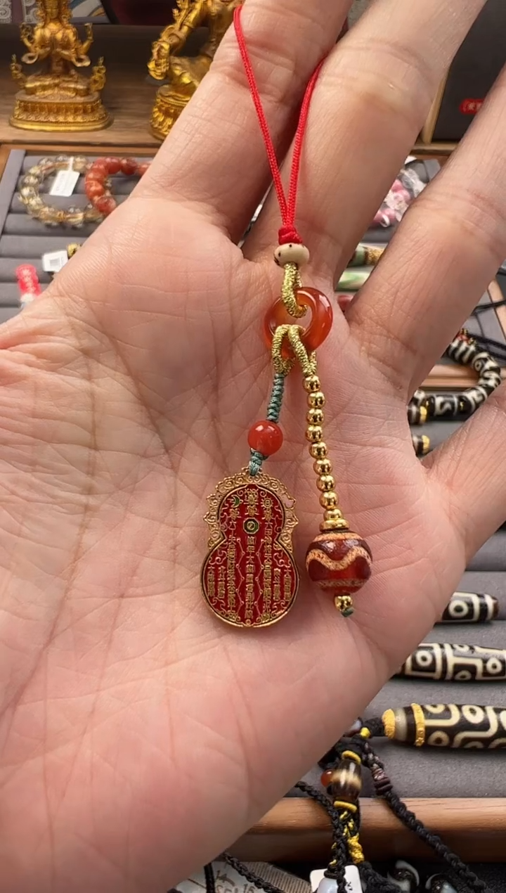 【闪购商品】玛瑙挂件银S925镶嵌手机挂