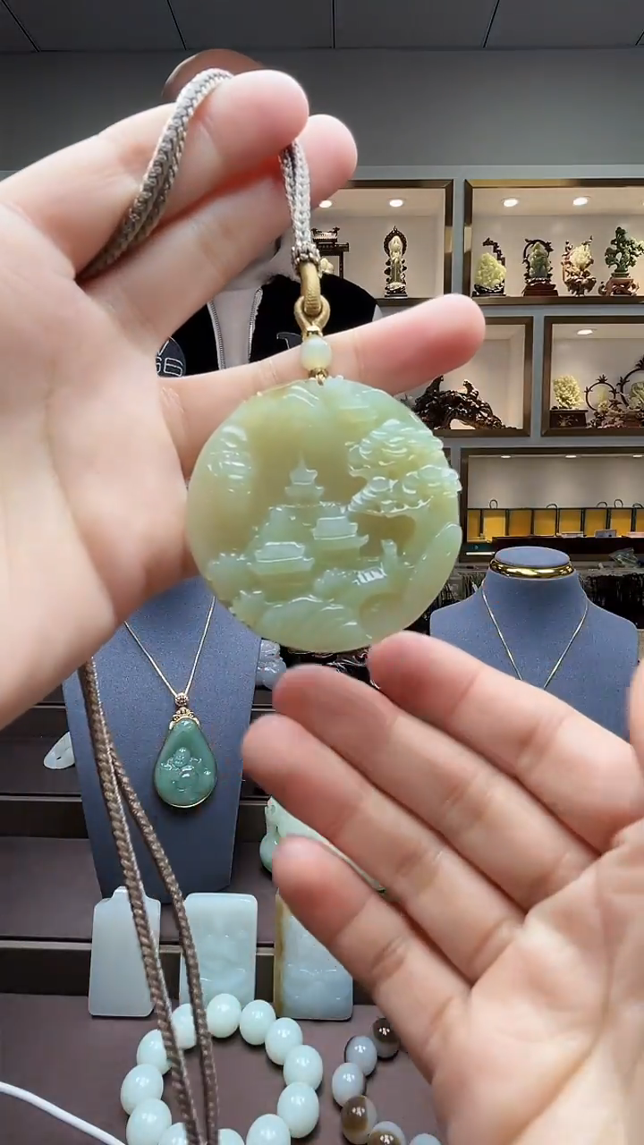 【闪购商品】和田玉挂件未镶嵌苏