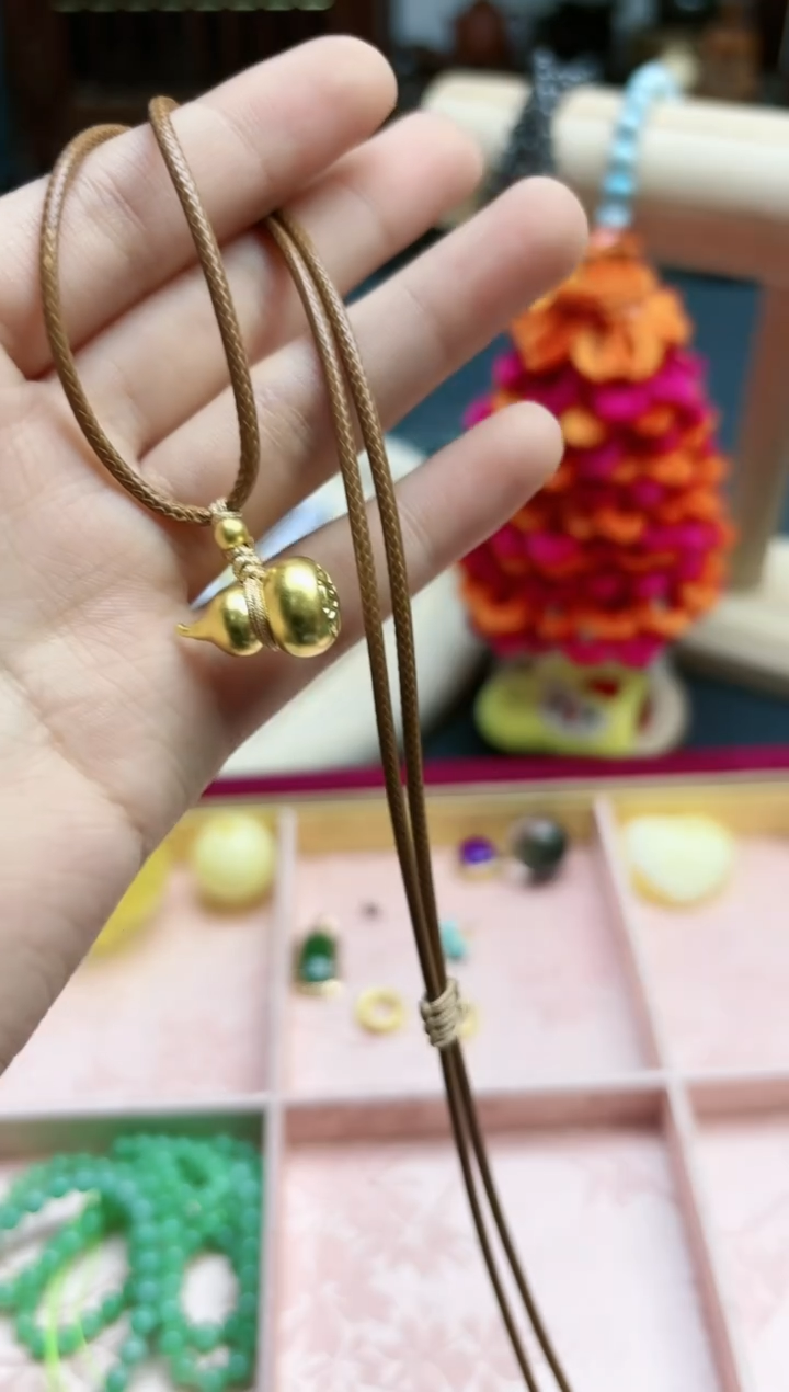 【闪购商品】定制足金颈饰足金葫芦吊坠*1 MY