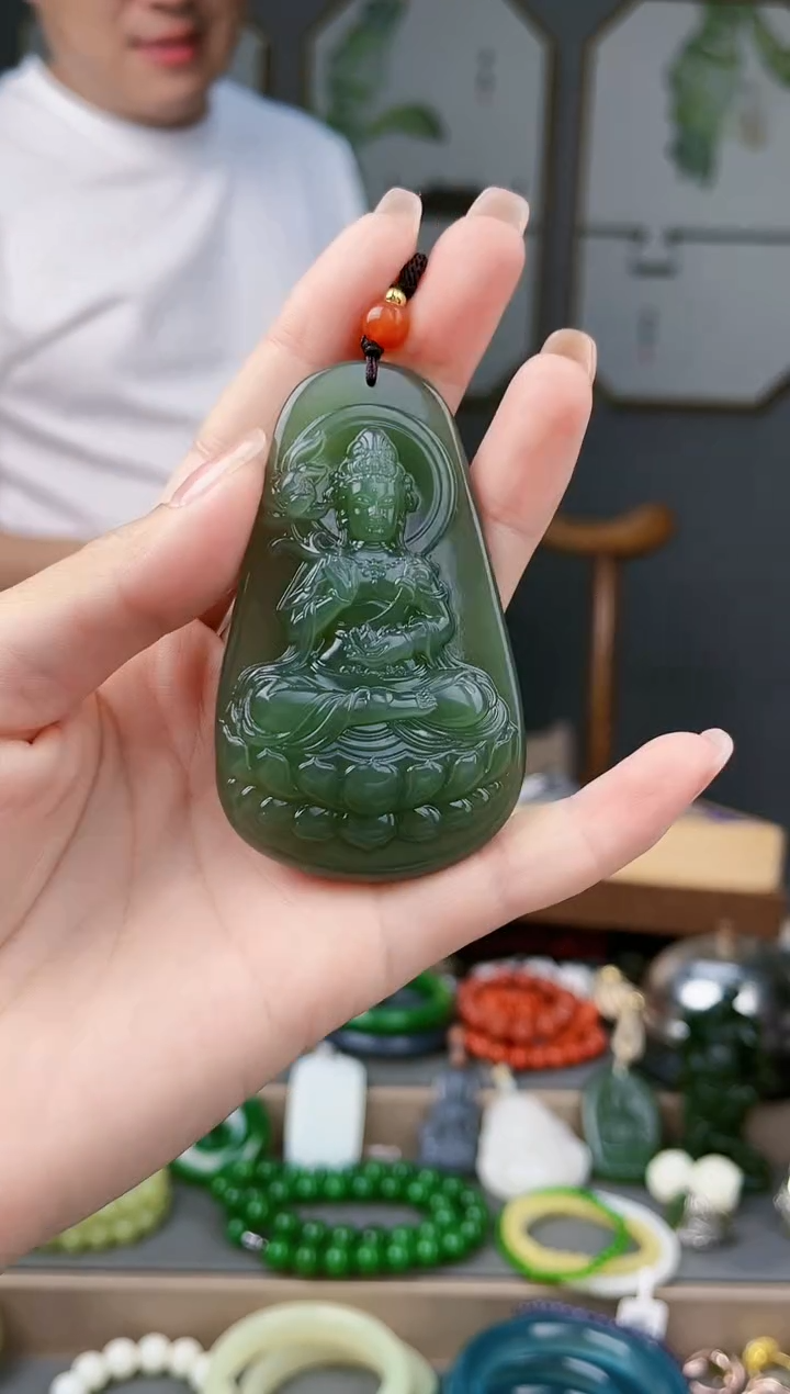 和田玉未镶嵌颈饰多样性发货拍一单发一个