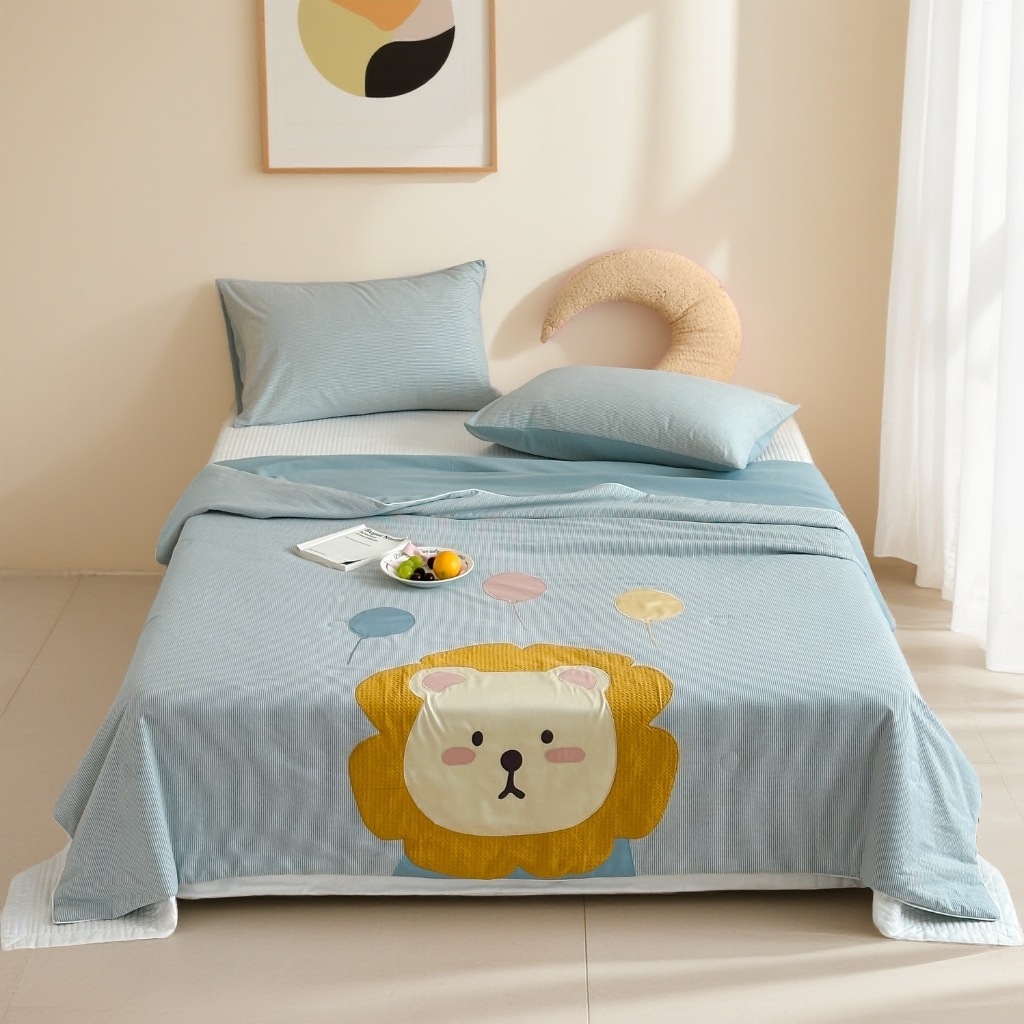 【babyhouse线下专版】全棉A类母婴级双层纱春秋被冬被舒适透气