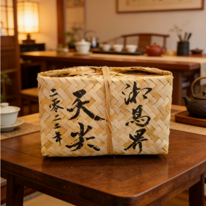 2022年正宗安化黑茶荒野天尖