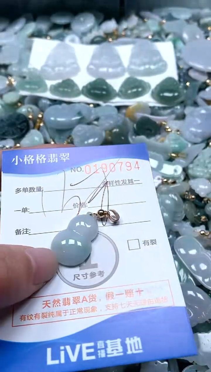 【闪购商品】翡翠颈饰未镶嵌闪购商品0190794