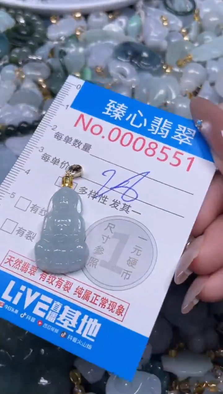 颈饰未镶嵌翡翠8551