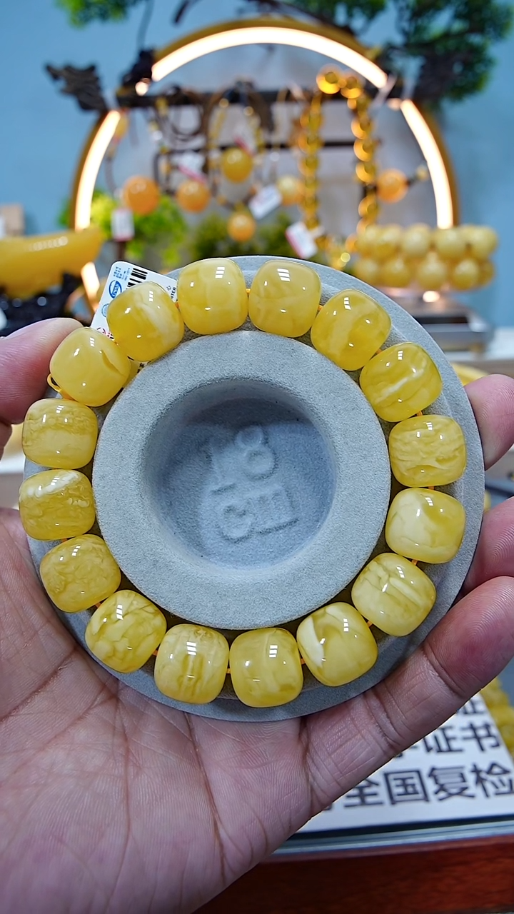 未镶嵌蜜蜡手链+++++++++