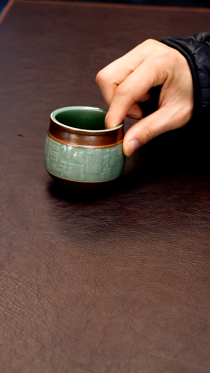 青瓷手工茶器包邮