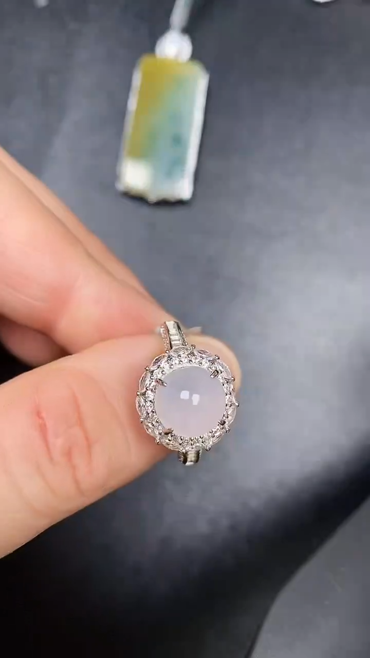 银S925镶嵌戒指翡翠4600