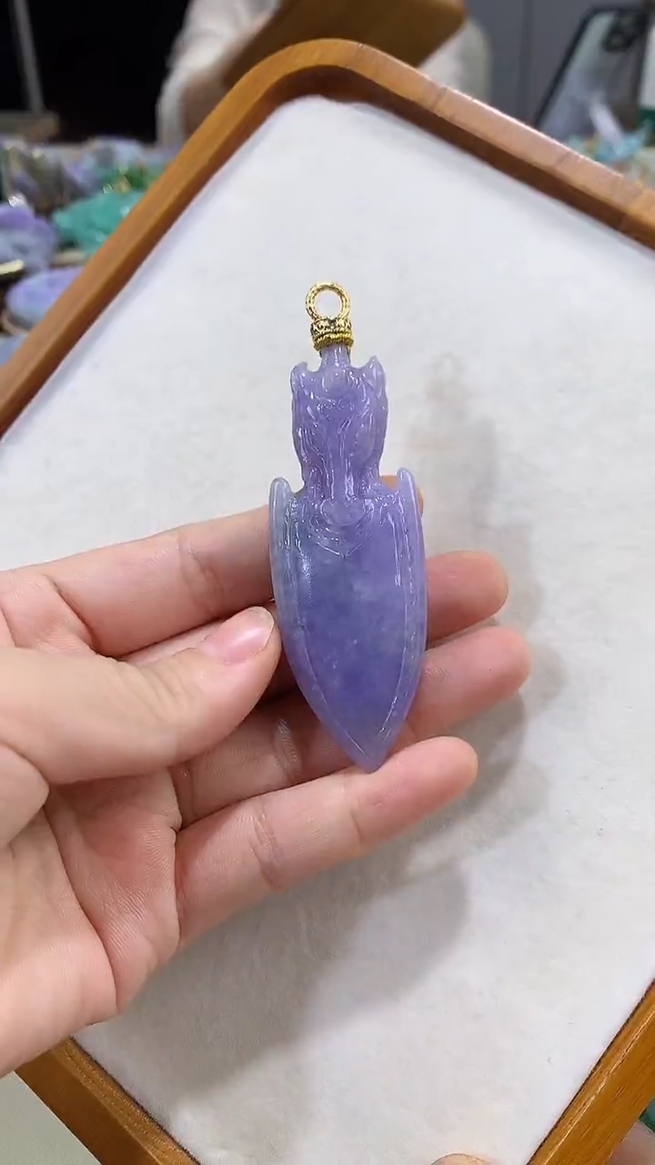 颈饰未镶嵌翡翠喜****a吊坠