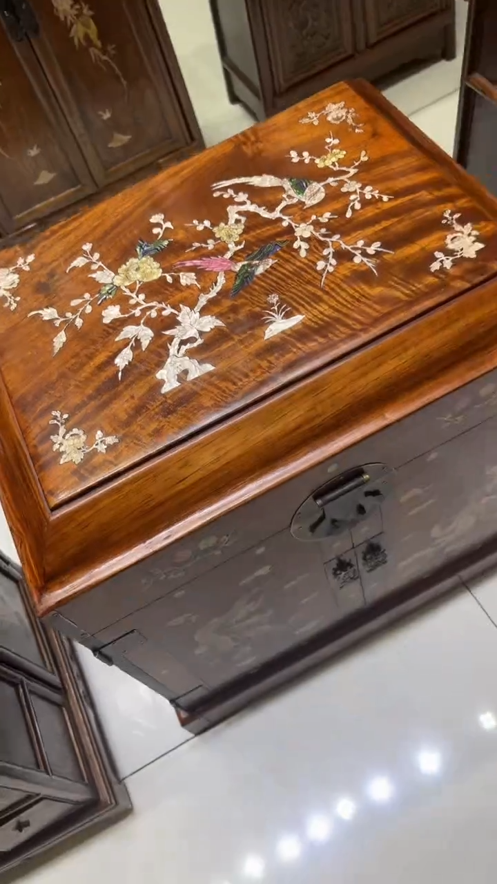 【闪购商品】木喜鹊登梅大号官箱