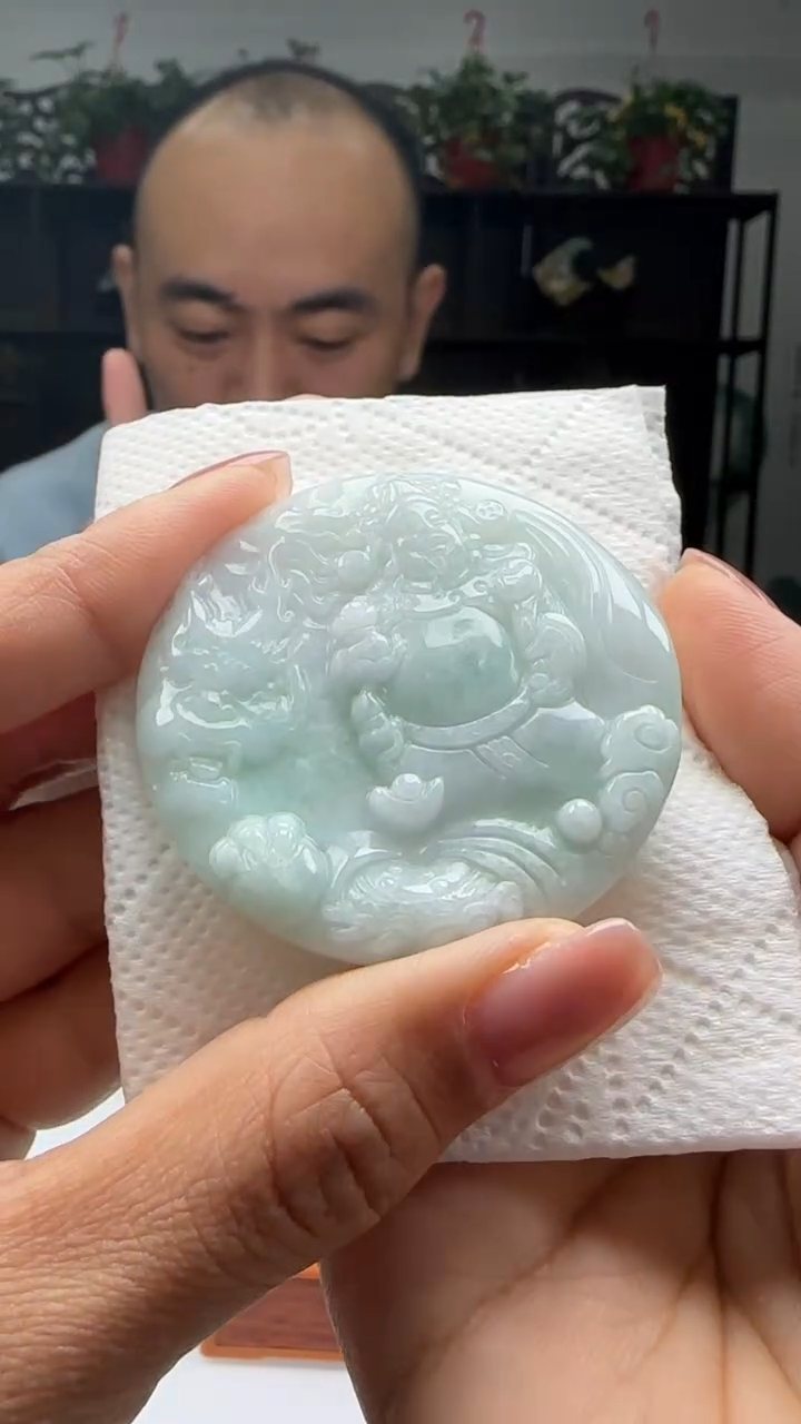 【闪购商品】翡翠颈饰未镶嵌天然翡翠A货吊坠