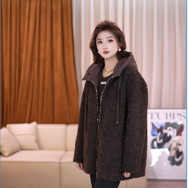 2025冬季新国标90白鸭绒羽绒服气质遮肉显瘦减龄毛毛外套