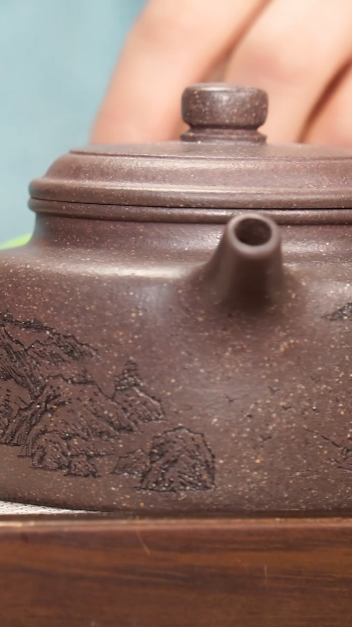 【闪购商品】紫砂茶壶16目天青德钟