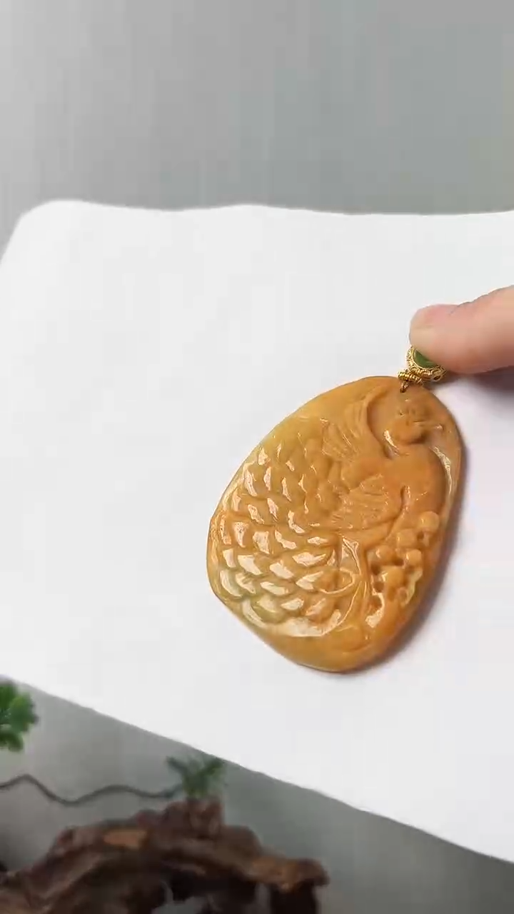 【闪购商品】翡翠颈饰未镶嵌凤凰