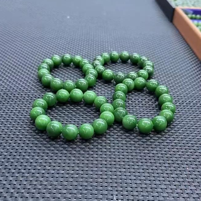 【老郑家】和田玉手串 多样性发一件 约15mm+