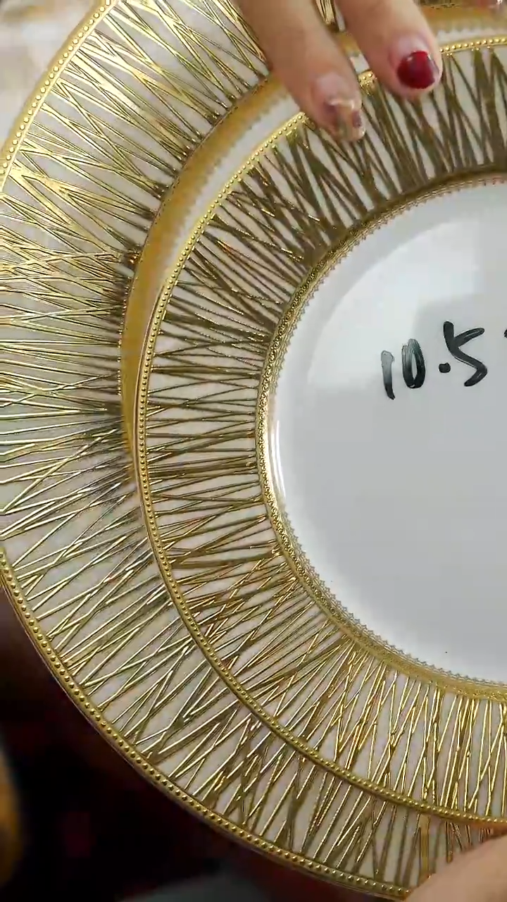 瓷片10.5+8英寸平盘