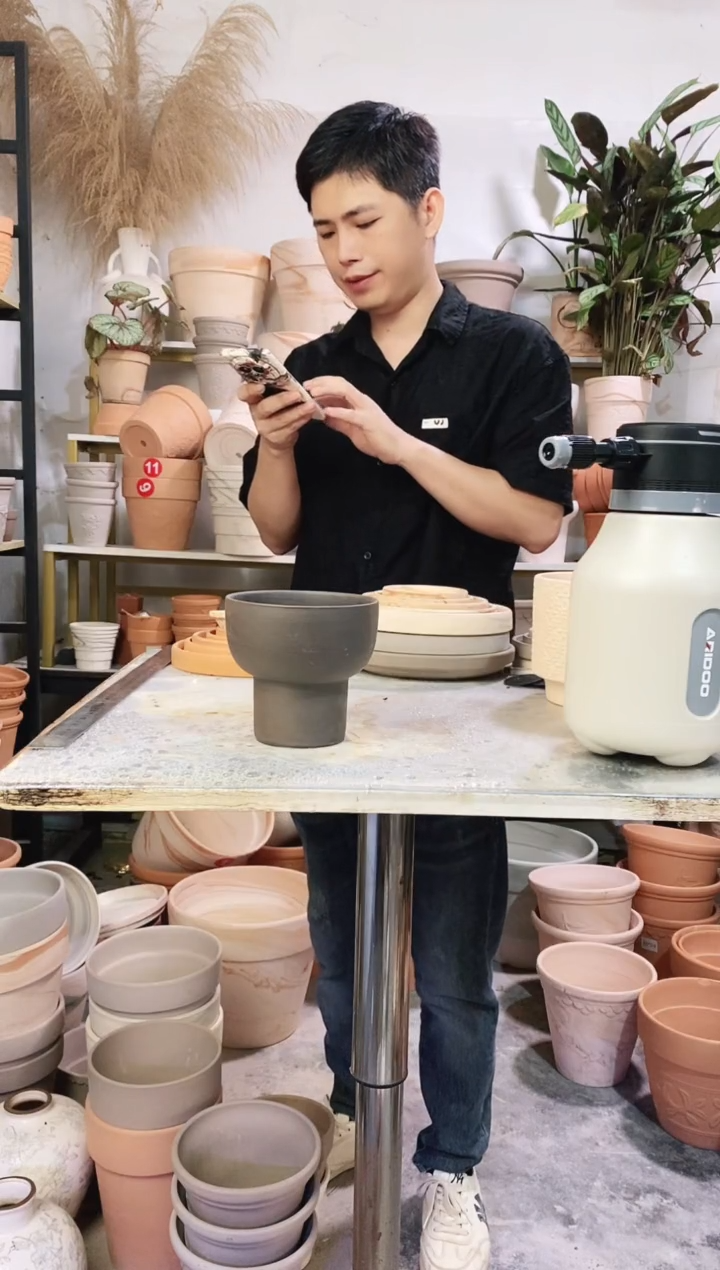 13*12黑陶火锅 1盆无托