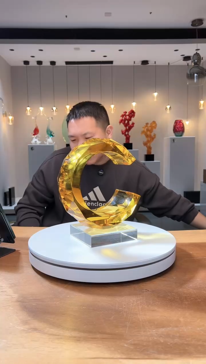 【闪购商品】茶宠巴比特美学 光影之环 金色开口