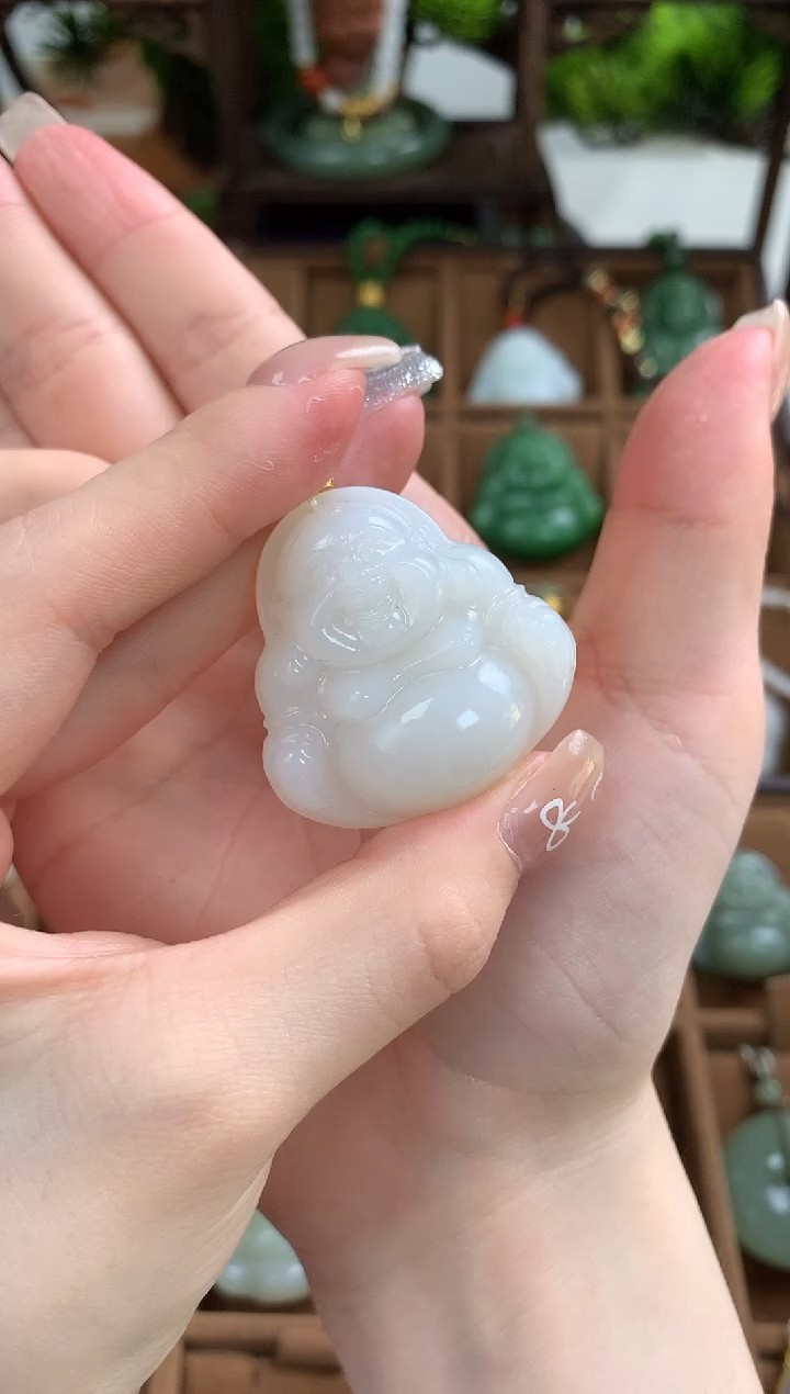 【闪购商品】和田玉颈饰未镶嵌吊坠35mm