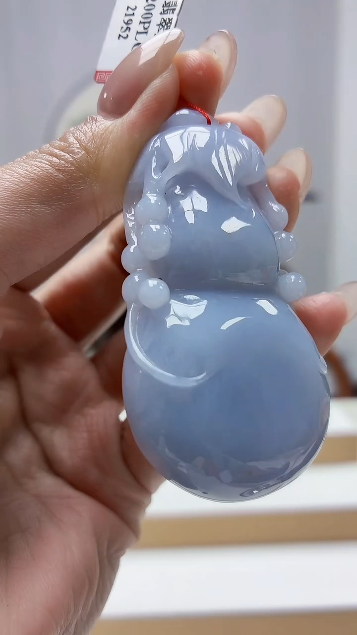 未镶嵌定制翡翠4852MM-毛货挂件63