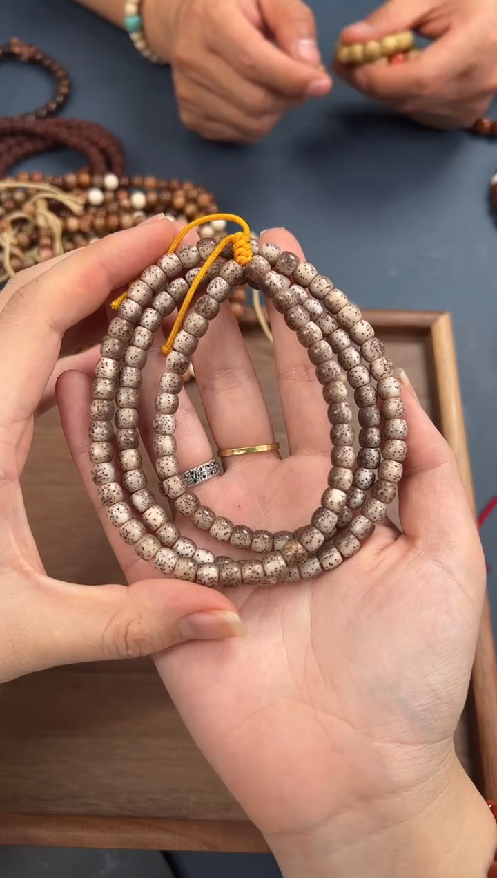 吊坠星月菩提星月灰冰半壁108项链500