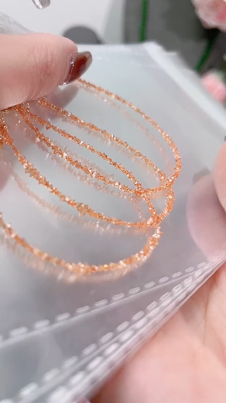 银S925镶嵌手链钻石金99