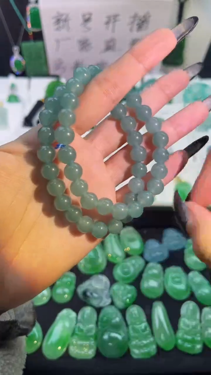 【闪购商品】翡翠手串未镶嵌翡翠手串翡翠天然手串