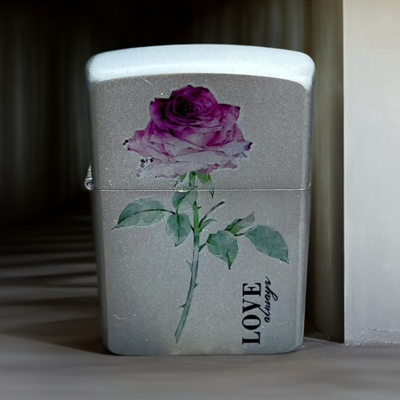 【Z91930】ZORRO玫瑰之恋防风打火机
