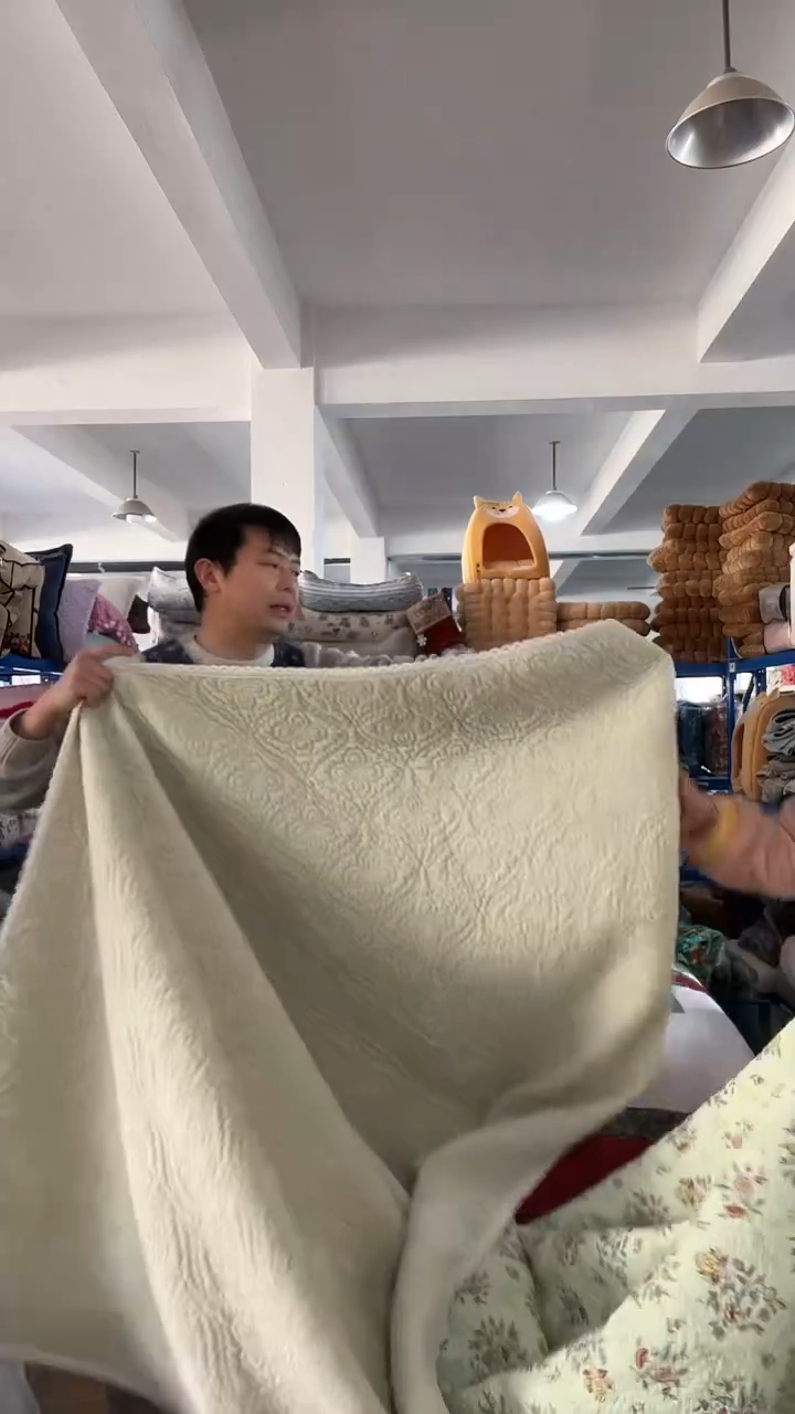 棉棉A08 牛油果绿三件套200*230