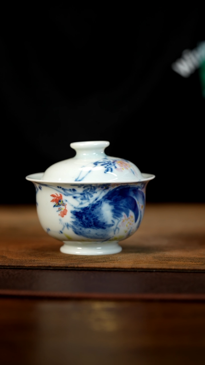 【闪购商品】溪云品眷国风两才盖碗