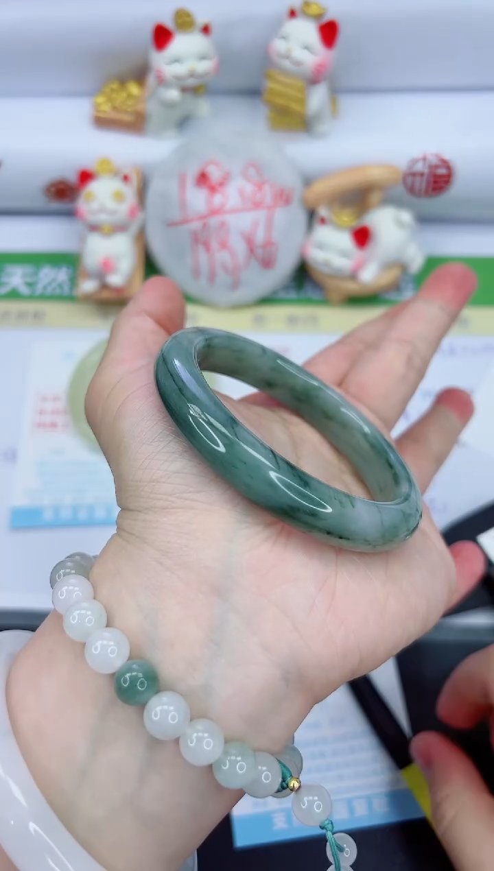 【闪购商品】石英质玉手镯未镶嵌1175-58