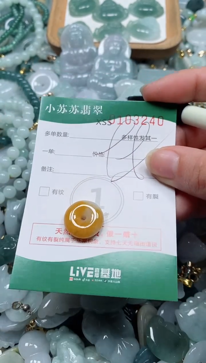 【闪购商品】翡翠颈饰未镶嵌闪购商品0103240