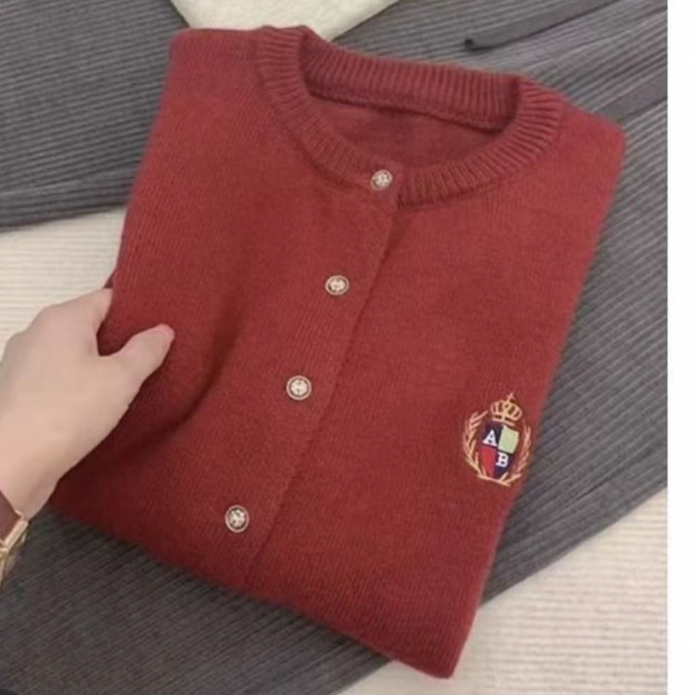 乔乔孤品！AB刺绣开衫j001