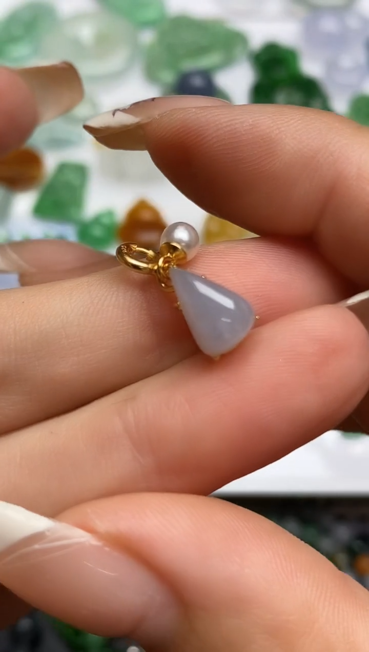 定制翡翠未镶嵌翡翠毛货~